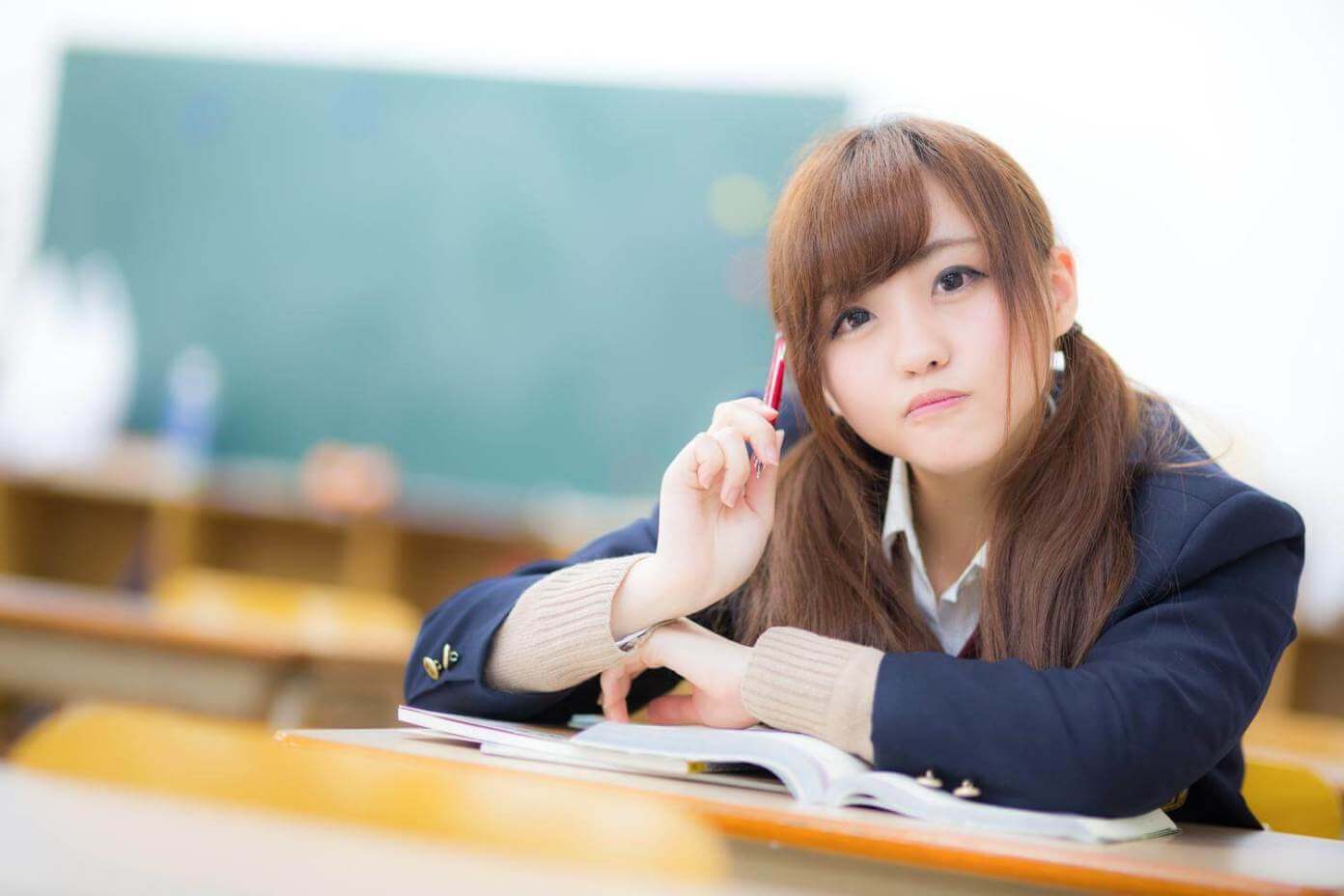Японская студентка